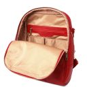 TL Bag Soft Leather Backpack for Women Lipstick Red TL141376