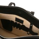 Palermo Damen - Aktentasche aus Leder 3 Fächer Schwarz TL142452