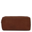 Smarty Leather Toiletry bag - Small Size Brown TL141220