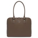 Magnolia Borsa da Lavoro in Pelle per Donna Talpa scuro TL141809