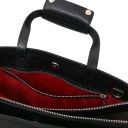 Palermo Damen - Aktentasche aus Saffiano Leder 3 Fächer Schwarz TL141369