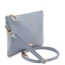 TL Bag Pochette in Pelle Morbida Celeste TL142029