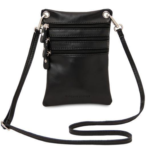 TL Bag Sac Bandoulière en Cuir Souple Noir TL142432