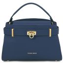 Maisy Leather Tote Темно-синий TL142455