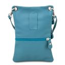 TL Bag Tracollina in Pelle Morbida Turchese TL142432