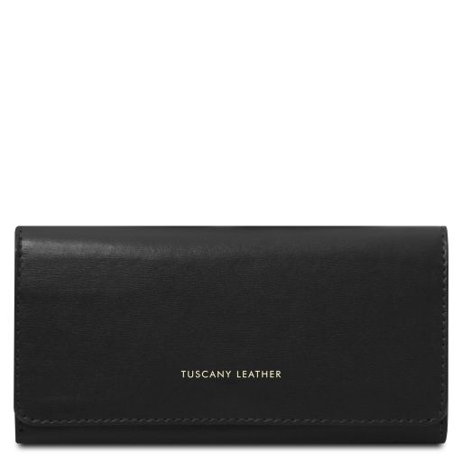 Diana Exclusive Leather Wallet - Large Size Черный TL142435