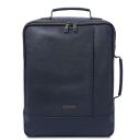 Brooklyn Leather Laptop Backpack Темно-синий TL142445