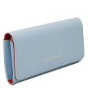 Diana Exclusive Leather Wallet - Large Size Light Blue TL142435