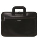 Caserta Serviette Conférencier en Cuir Noir TL142449