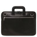 Caserta Serviette Conférencier en Cuir Noir TL142449