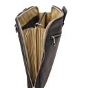 Caserta Serviette Conférencier en Cuir Noir TL142449