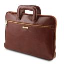 Caserta Serviette Conférencier en Cuir Marron TL142070
