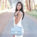 Elettra Borsa al Hombro en Piel Suave Negro TL142353