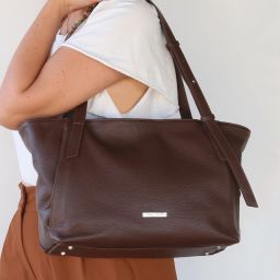 TL Bag Bolso Shopping en Piel Suave Negro TL142230