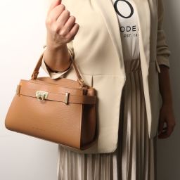 Maisy Bolso en Piel Caramelo TL142455