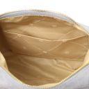 Sierra Suede Leather Shoulder bag Light Blue TL142419
