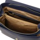 Silene Leather Convertible Backpack Handbag Dark Blue TL142152