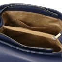 Silene Leather Convertible Backpack Handbag Dark Blue TL142152