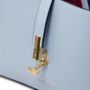 Agatha Handtasche aus Leder Himmelblau TL142456