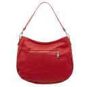 Brenda Sac Bandoulière en Cuir Souple Rouge Lipstick TL142450