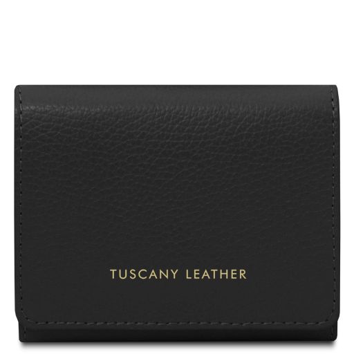 Iside Exclusive Leather Wallet - Small Size Black TL142436