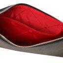 Diva Bolso Noche en Piel et Bandolera de Cadena Negro TL142461