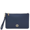 Diva Bolso Noche en Piel et Bandolera de Cadena Azul oscuro TL142461