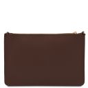 Diva Sac à Main en Cuir et Bandoulière à Chaîne Café TL142461
