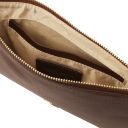 Diva Sac à Main en Cuir et Bandoulière à Chaîne Café TL142461