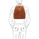 Canberra 2 Compartments Leather Backpack Телесный TL142460
