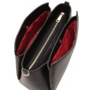 Abby Leather Shoulder bag Black TL142468