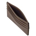 Portacarte di Credito in Pelle Talpa scuro TL142472