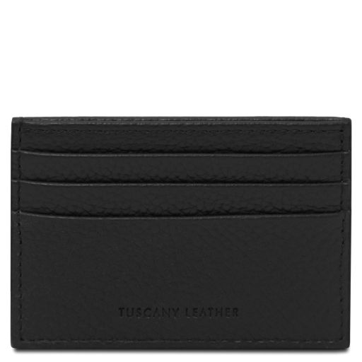 Кожаный кардхолдер Черный TL142472