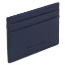 Tarjetero de Cuero Para Tarjetas de Crédito Azul oscuro TL142474