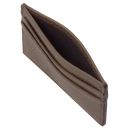 Portacarte di Credito in Pelle Talpa scuro TL142474