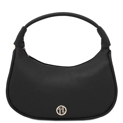 Michelle Leather Hobo bag Black TL142477