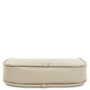 Michelle Leather Handbag - Small Size Beige TL142478