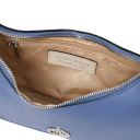 Michelle Leather Handbag - Small Size Синий TL142478