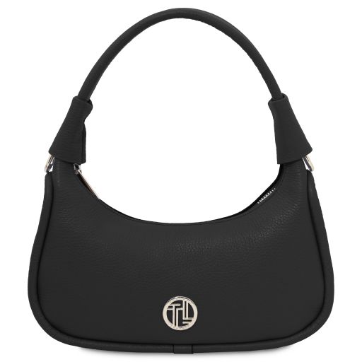 Michelle Leather Handbag - Small Size Черный TL142478