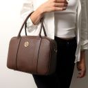 Stephany Leather Handbag Bordeaux TL142439