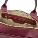 Stephany Leather Handbag Bordeaux TL142439