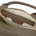 Stephany Leather Handbag Темный серо-коричневый TL142439