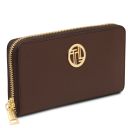 Maiorca Leather Handbag and zip Around Leather Wallet Coffee TL142486