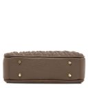 Chantilly Leather Handbag Dark Taupe TL142480