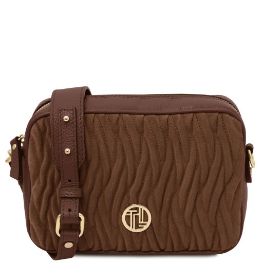 Chantilly Leather Shoulder bag Coffee TL142490