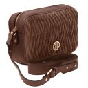 Chantilly Leather Shoulder bag Coffee TL142490