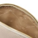 Vera Kosmetiktasche aus Weichem Leder Beige TL142438