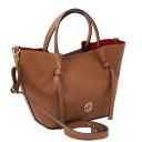 Legame Sac Shopping en Cuir - Grand Modèle Cognac TL142481