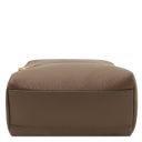 Prisma Soft Leather Backpack Dark Taupe TL142483