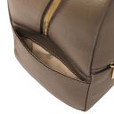 Prisma Soft Leather Backpack Dark Taupe TL142483
